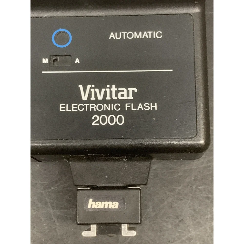 Vivitar Electronic Flash 2000 Shoe Mount Automatic Korea UNTESTED